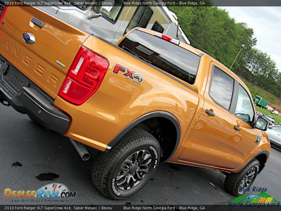 2019 Ford Ranger XLT SuperCrew 4x4 Saber Metallic / Ebony Photo #32