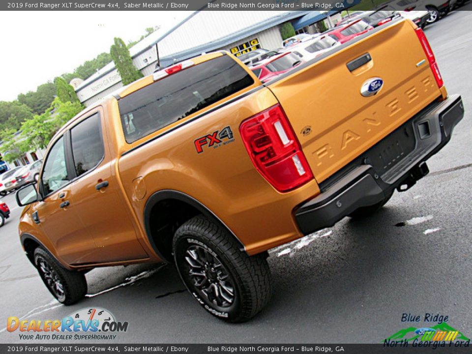 2019 Ford Ranger XLT SuperCrew 4x4 Saber Metallic / Ebony Photo #33