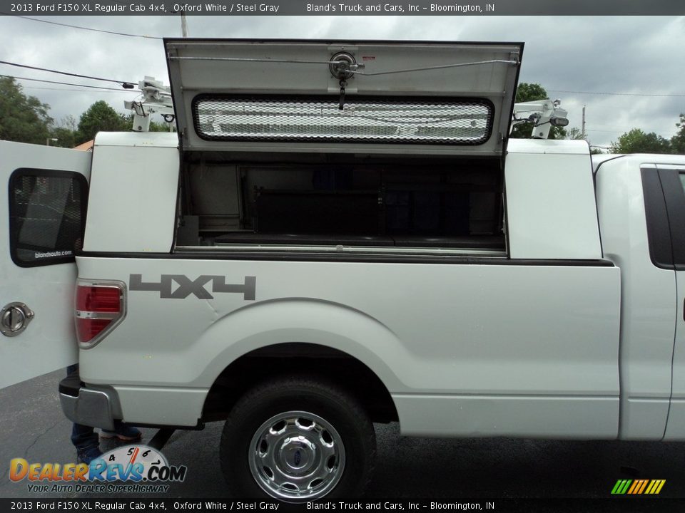 2013 Ford F150 XL Regular Cab 4x4 Oxford White / Steel Gray Photo #19