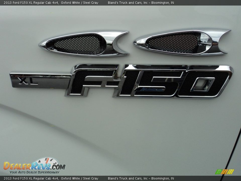 2013 Ford F150 XL Regular Cab 4x4 Oxford White / Steel Gray Photo #22