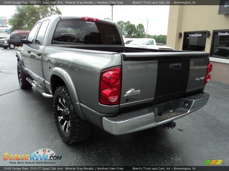 2008 Dodge Ram 1500 ST Quad Cab 4x4 Mineral Gray Metallic / Medium Slate Gray Photo #3