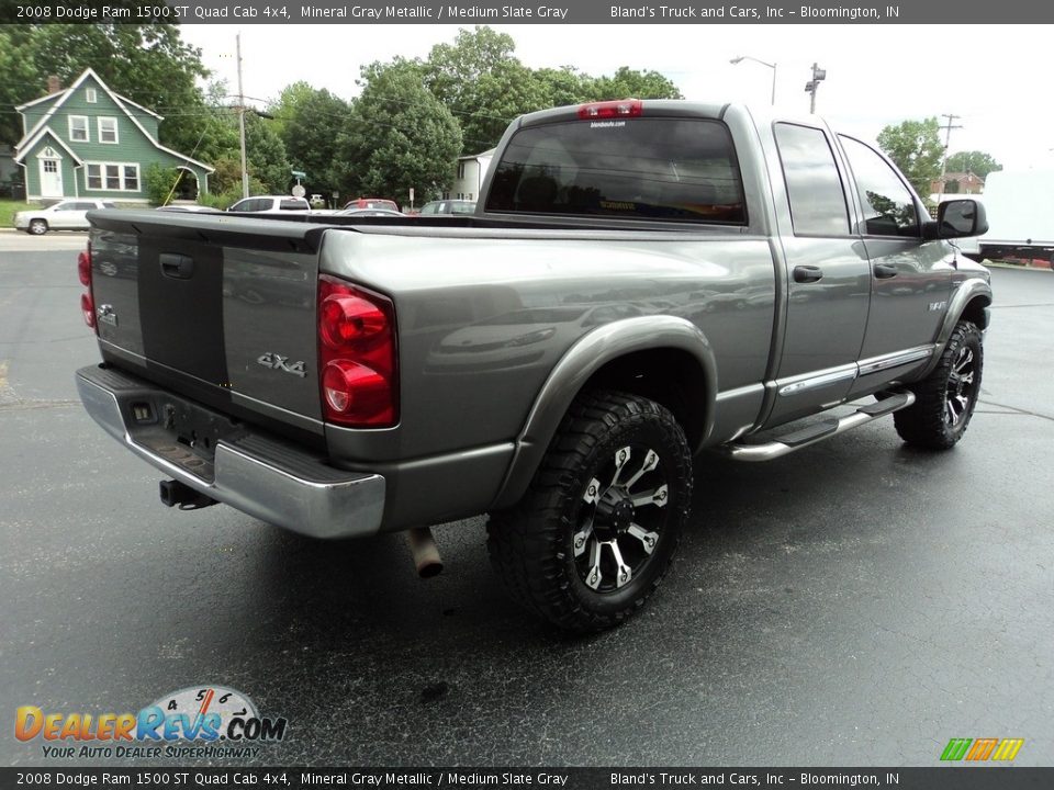 2008 Dodge Ram 1500 ST Quad Cab 4x4 Mineral Gray Metallic / Medium Slate Gray Photo #4