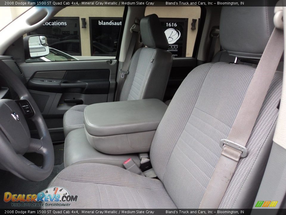 2008 Dodge Ram 1500 ST Quad Cab 4x4 Mineral Gray Metallic / Medium Slate Gray Photo #7