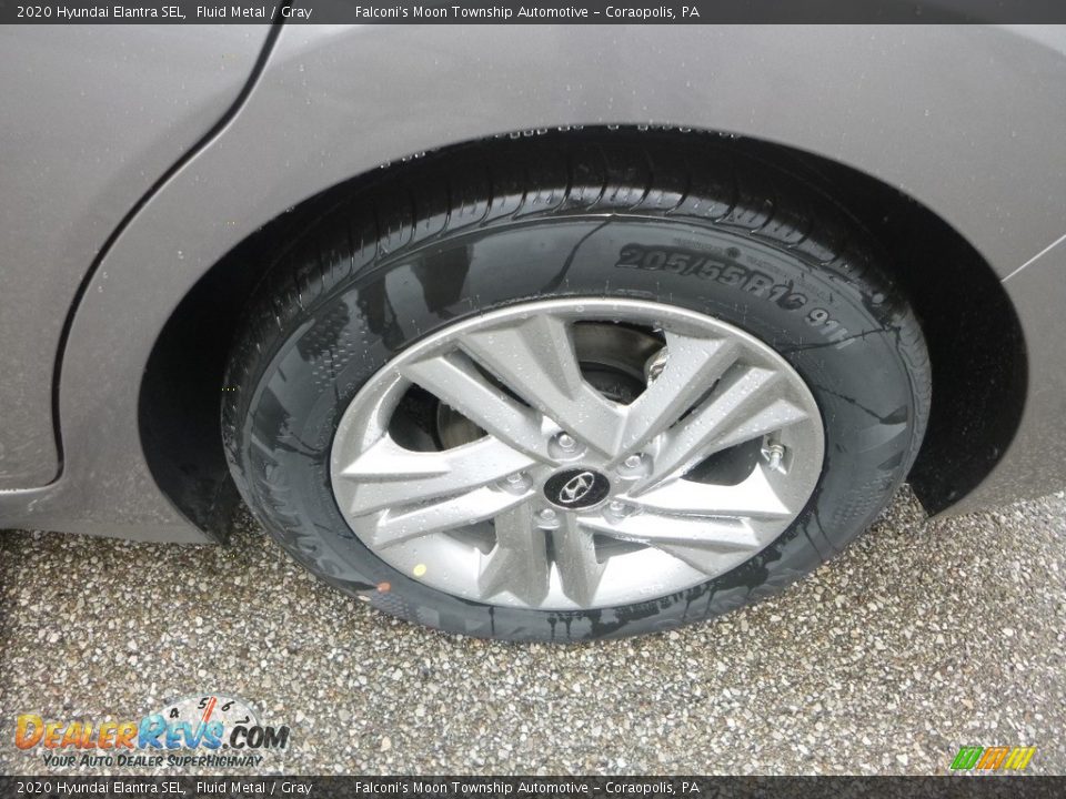 2020 Hyundai Elantra SEL Fluid Metal / Gray Photo #8