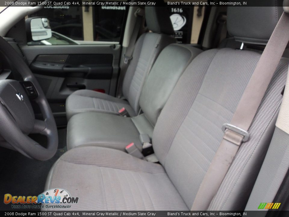 2008 Dodge Ram 1500 ST Quad Cab 4x4 Mineral Gray Metallic / Medium Slate Gray Photo #8