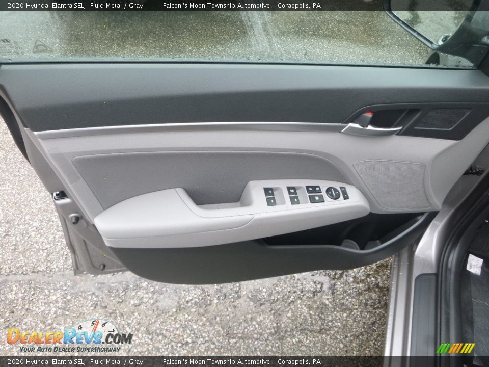 2020 Hyundai Elantra SEL Fluid Metal / Gray Photo #11