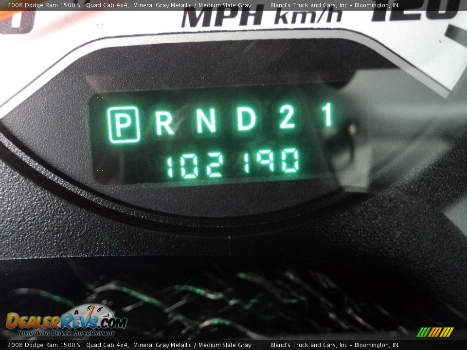 2008 Dodge Ram 1500 ST Quad Cab 4x4 Mineral Gray Metallic / Medium Slate Gray Photo #14