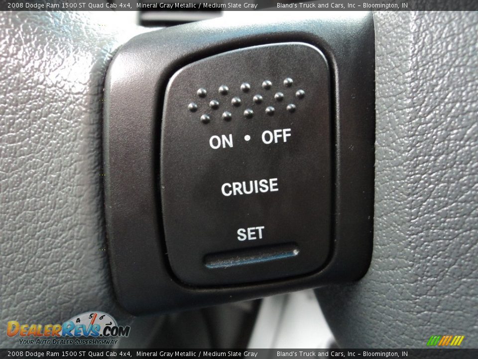 2008 Dodge Ram 1500 ST Quad Cab 4x4 Mineral Gray Metallic / Medium Slate Gray Photo #15