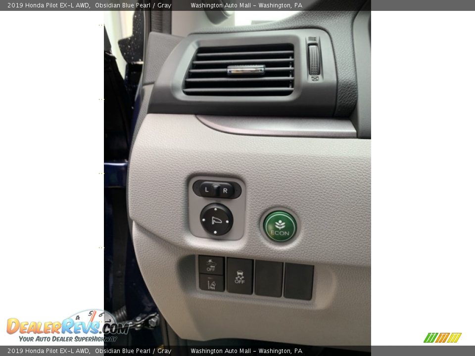 2019 Honda Pilot EX-L AWD Obsidian Blue Pearl / Gray Photo #12
