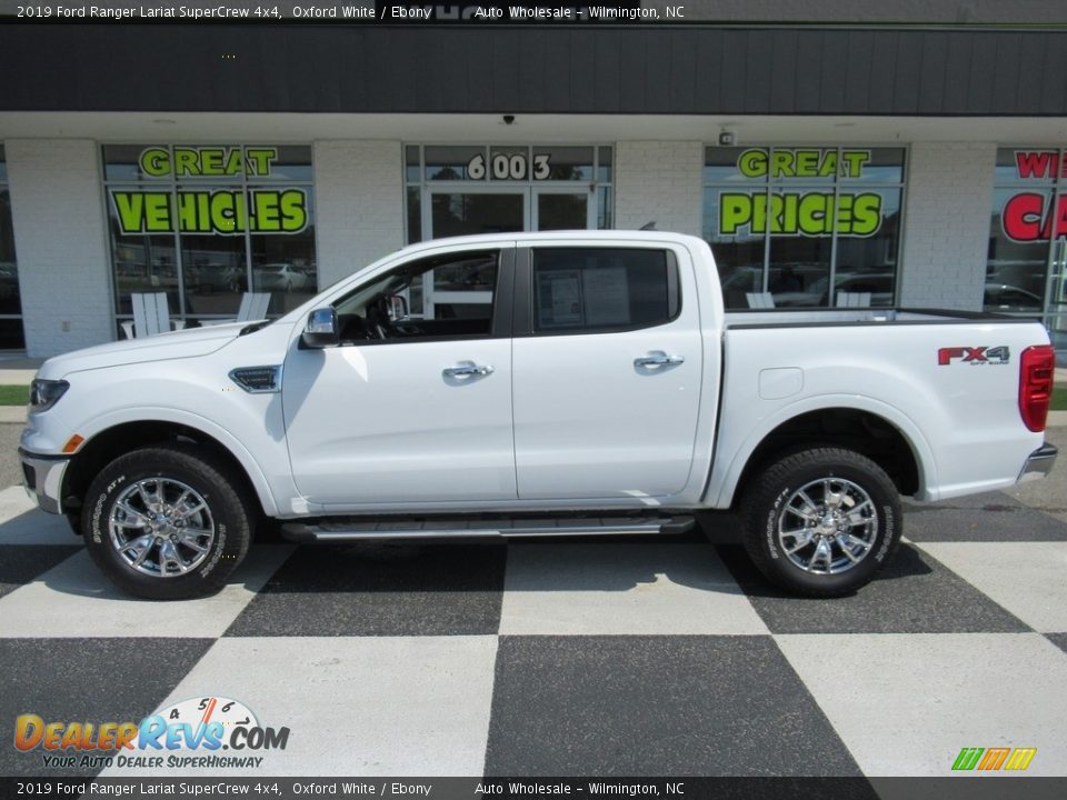 2019 Ford Ranger Lariat SuperCrew 4x4 Oxford White / Ebony Photo #1