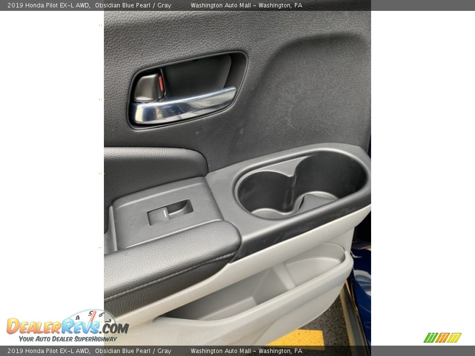 2019 Honda Pilot EX-L AWD Obsidian Blue Pearl / Gray Photo #17