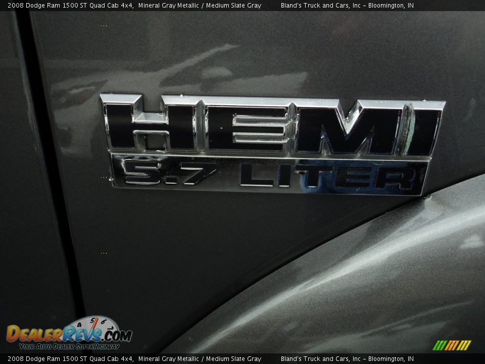 2008 Dodge Ram 1500 ST Quad Cab 4x4 Mineral Gray Metallic / Medium Slate Gray Photo #23