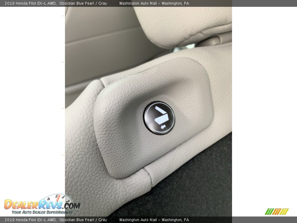2019 Honda Pilot EX-L AWD Obsidian Blue Pearl / Gray Photo #20