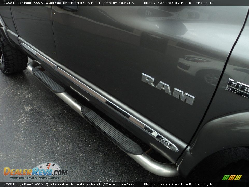 2008 Dodge Ram 1500 ST Quad Cab 4x4 Mineral Gray Metallic / Medium Slate Gray Photo #24