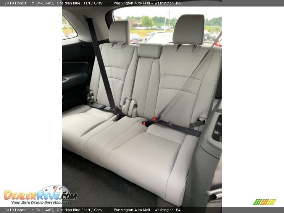 2019 Honda Pilot EX-L AWD Obsidian Blue Pearl / Gray Photo #21