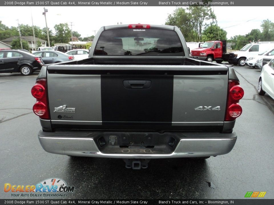 2008 Dodge Ram 1500 ST Quad Cab 4x4 Mineral Gray Metallic / Medium Slate Gray Photo #25