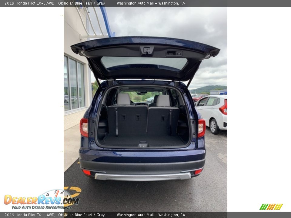 2019 Honda Pilot EX-L AWD Obsidian Blue Pearl / Gray Photo #22