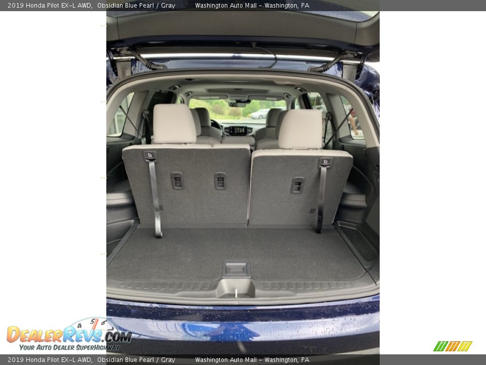 2019 Honda Pilot EX-L AWD Obsidian Blue Pearl / Gray Photo #23