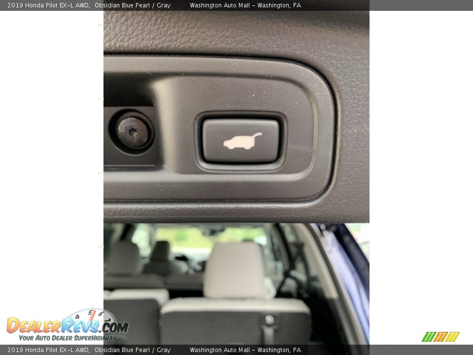 2019 Honda Pilot EX-L AWD Obsidian Blue Pearl / Gray Photo #24