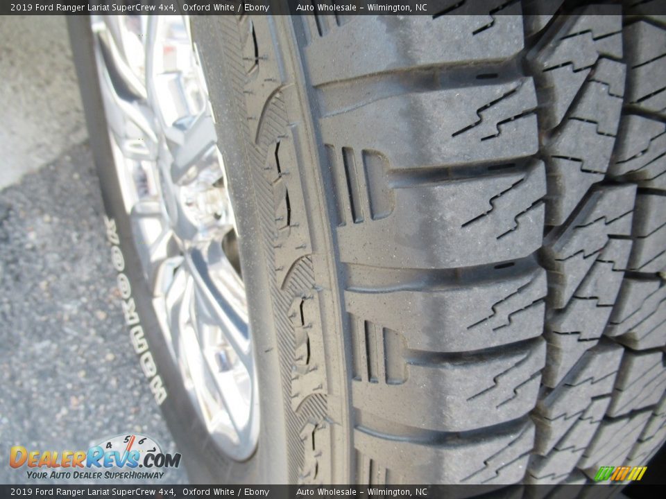 2019 Ford Ranger Lariat SuperCrew 4x4 Oxford White / Ebony Photo #9