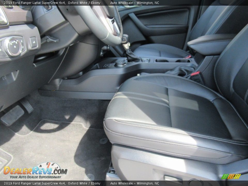 2019 Ford Ranger Lariat SuperCrew 4x4 Oxford White / Ebony Photo #10
