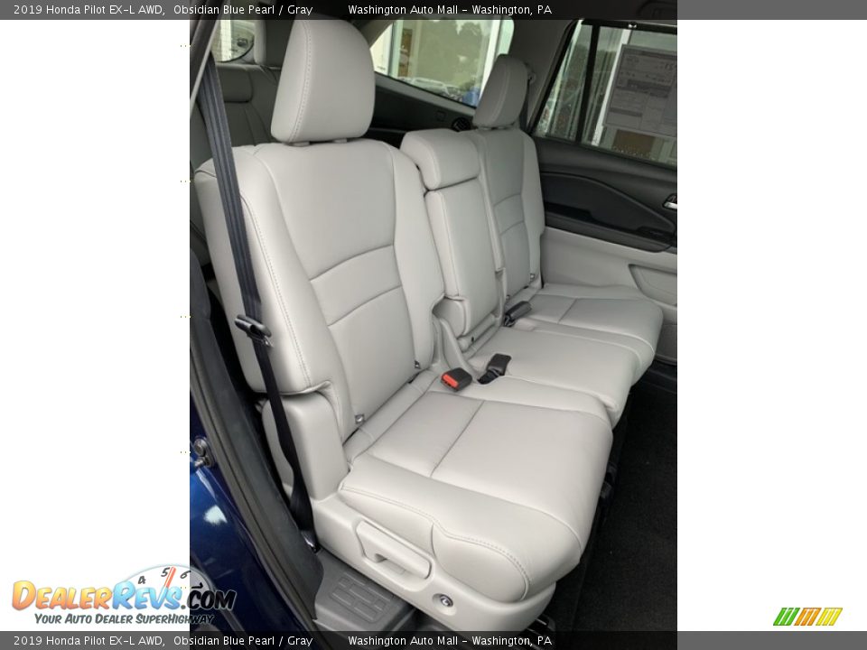 2019 Honda Pilot EX-L AWD Obsidian Blue Pearl / Gray Photo #27