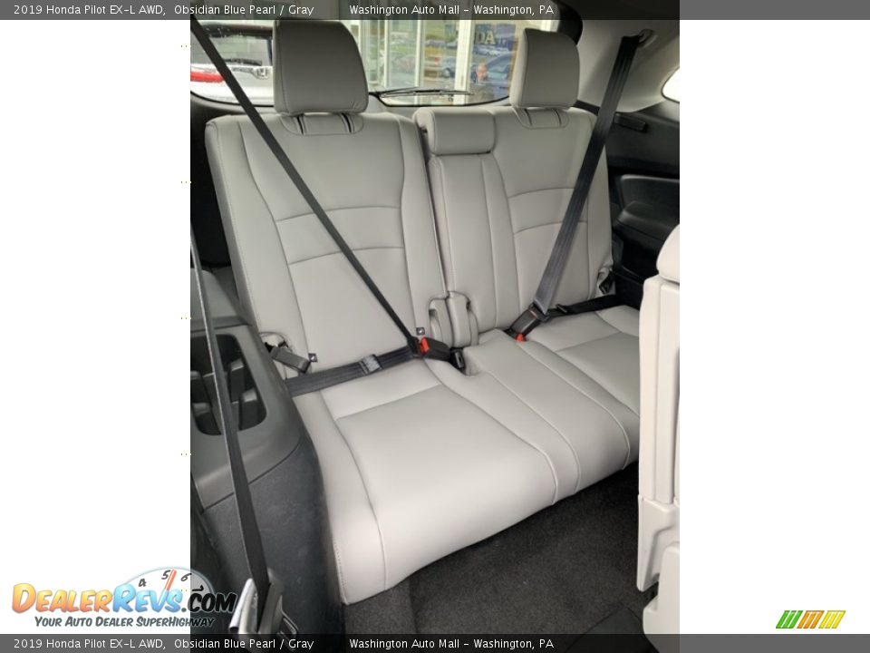 2019 Honda Pilot EX-L AWD Obsidian Blue Pearl / Gray Photo #29
