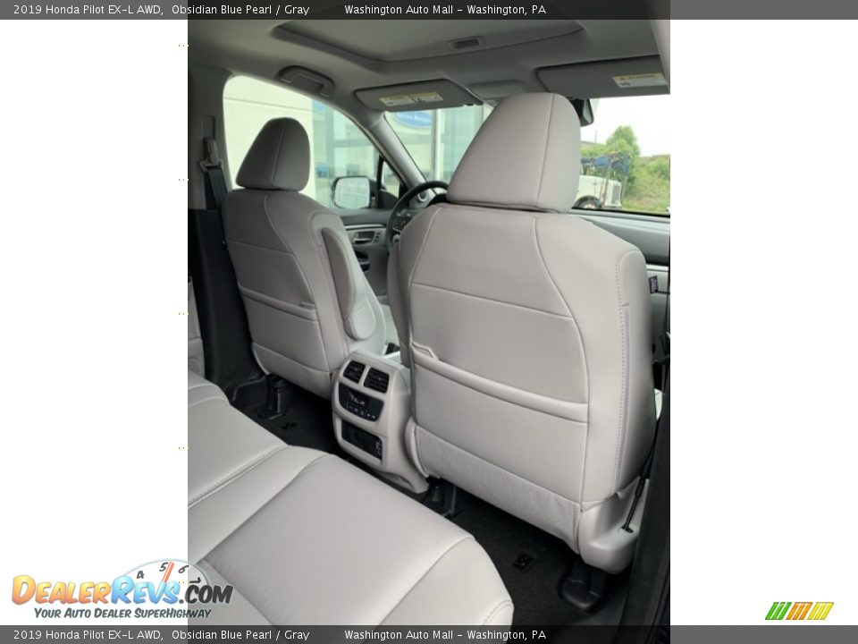 2019 Honda Pilot EX-L AWD Obsidian Blue Pearl / Gray Photo #30