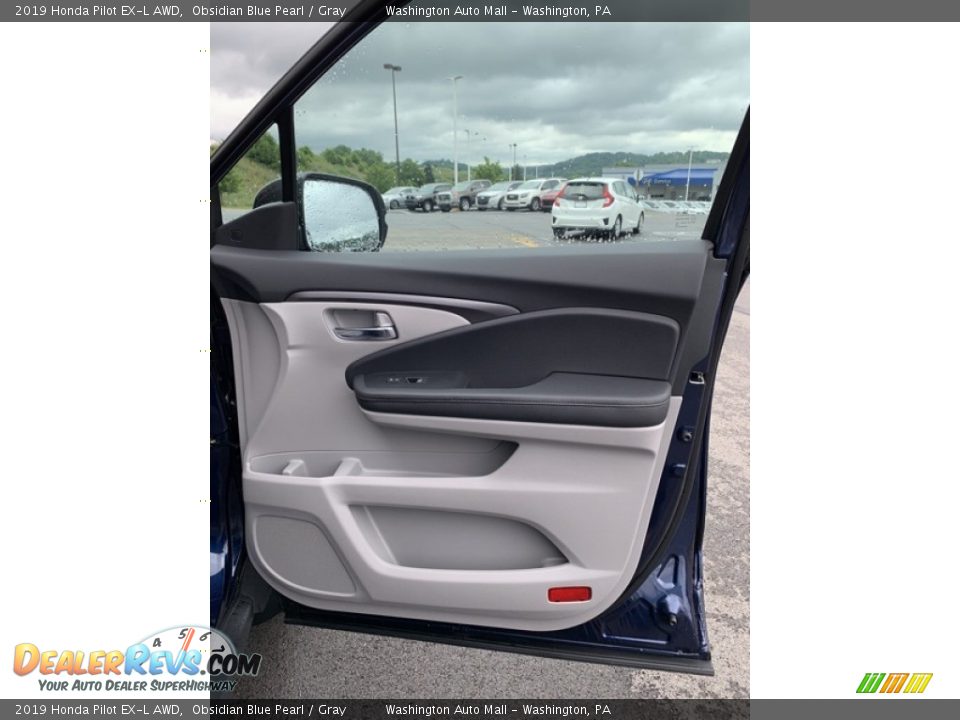 2019 Honda Pilot EX-L AWD Obsidian Blue Pearl / Gray Photo #31