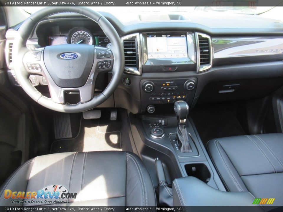 2019 Ford Ranger Lariat SuperCrew 4x4 Oxford White / Ebony Photo #14