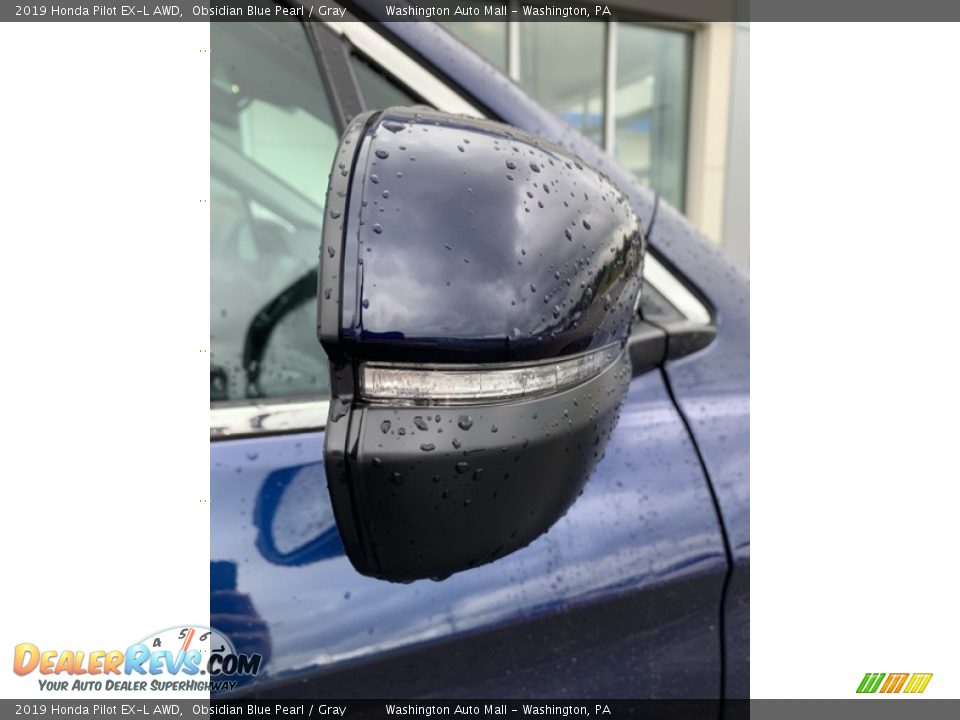 2019 Honda Pilot EX-L AWD Obsidian Blue Pearl / Gray Photo #34
