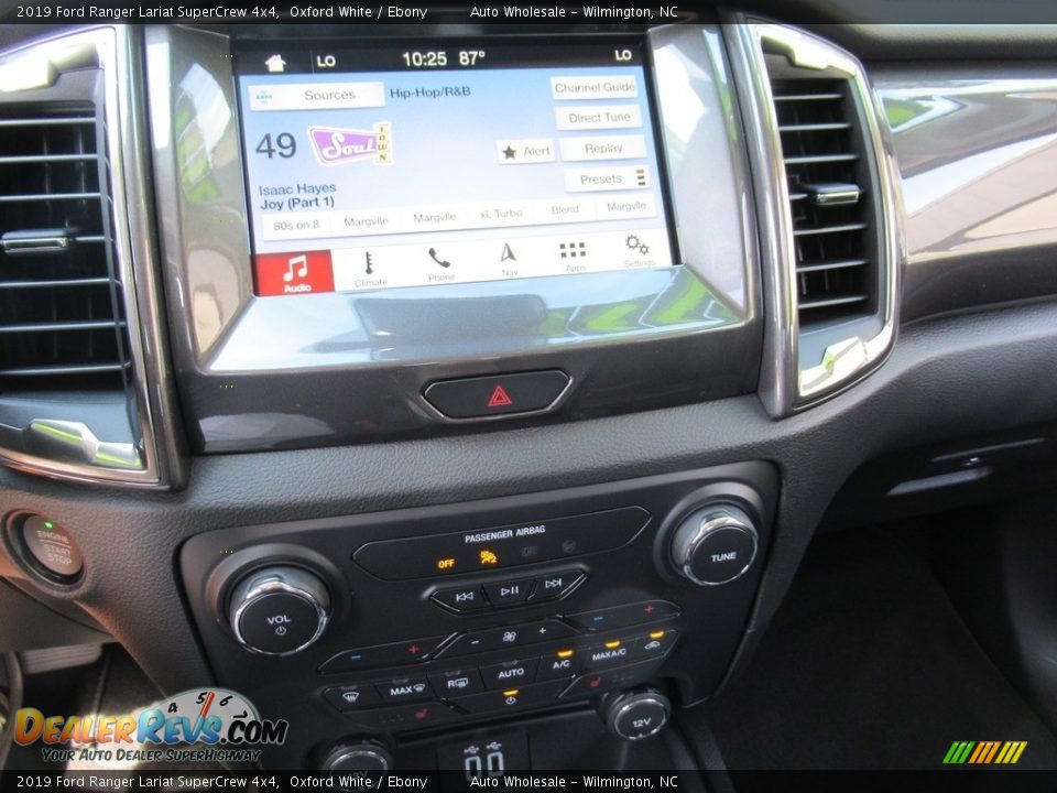 2019 Ford Ranger Lariat SuperCrew 4x4 Oxford White / Ebony Photo #17