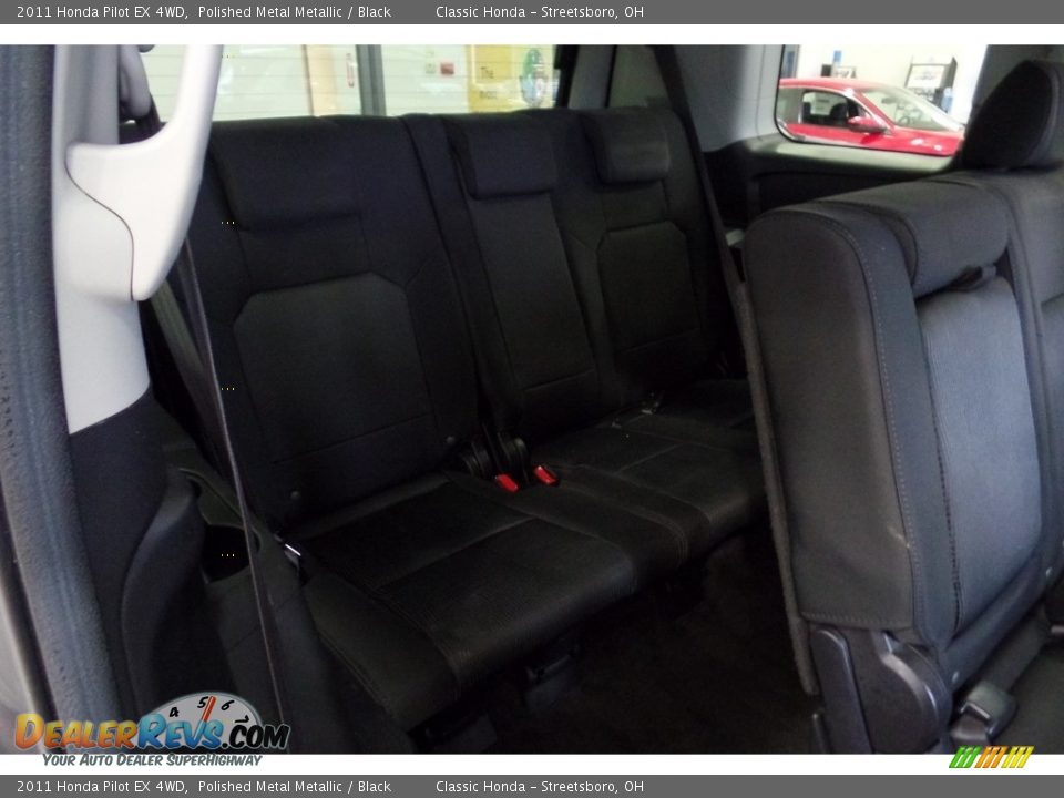 2011 Honda Pilot EX 4WD Polished Metal Metallic / Black Photo #20