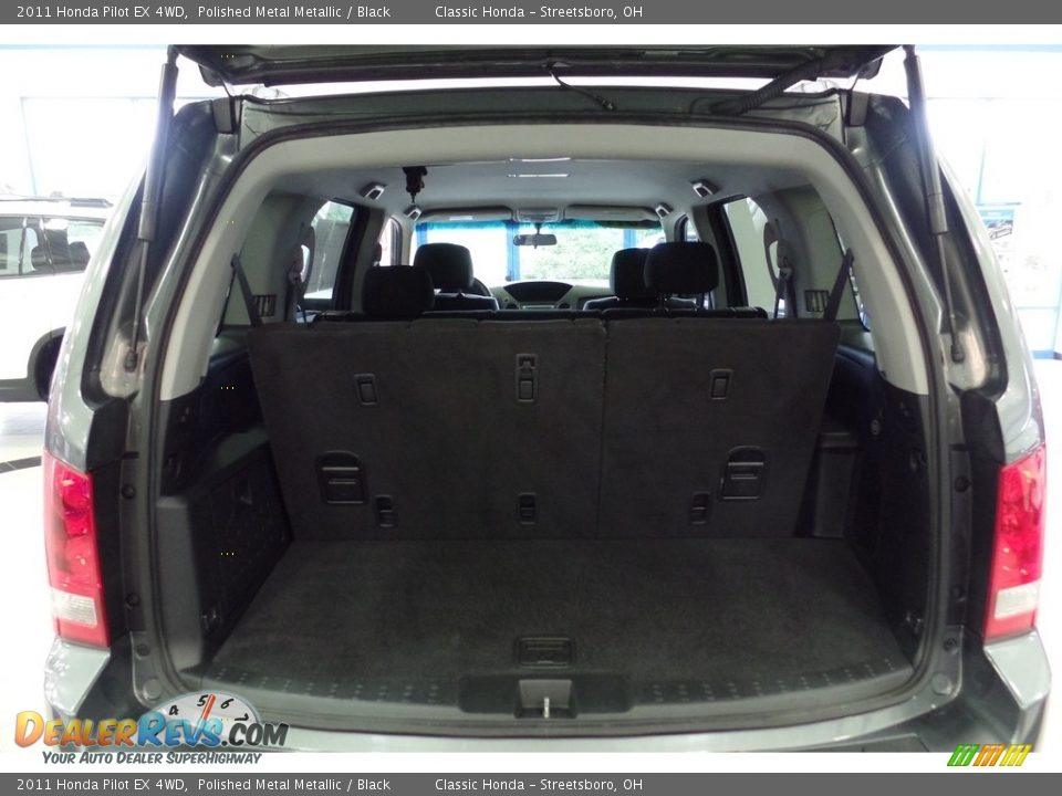 2011 Honda Pilot EX 4WD Polished Metal Metallic / Black Photo #23