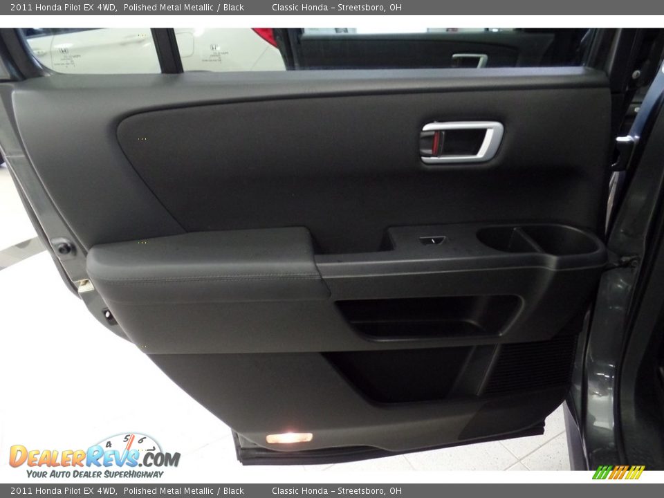 2011 Honda Pilot EX 4WD Polished Metal Metallic / Black Photo #25