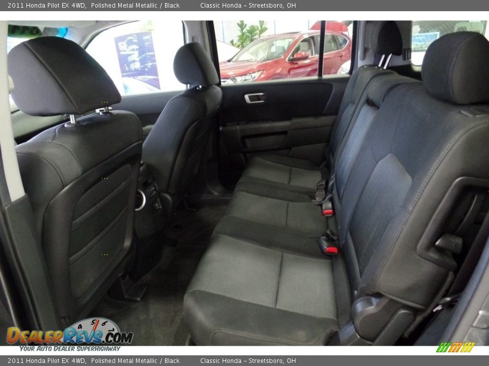 2011 Honda Pilot EX 4WD Polished Metal Metallic / Black Photo #27