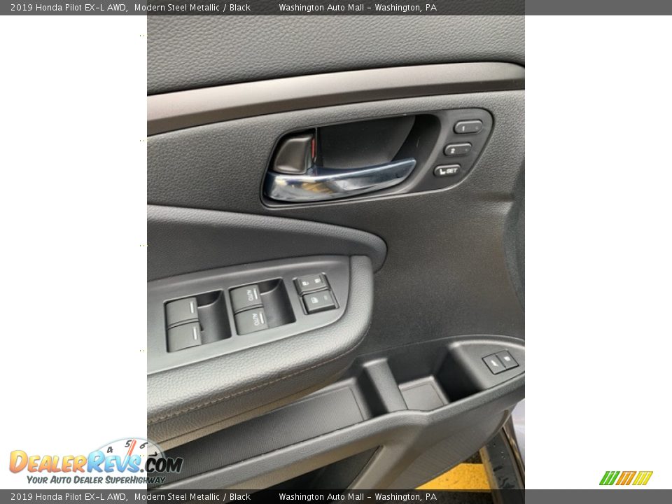2019 Honda Pilot EX-L AWD Modern Steel Metallic / Black Photo #11