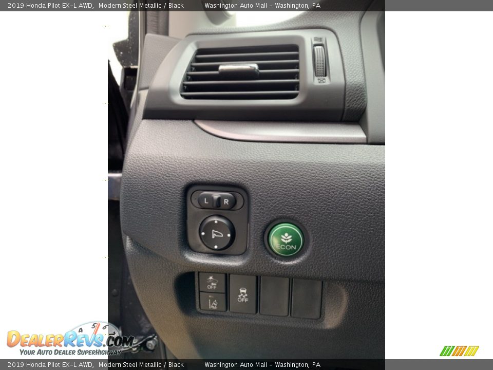 2019 Honda Pilot EX-L AWD Modern Steel Metallic / Black Photo #12