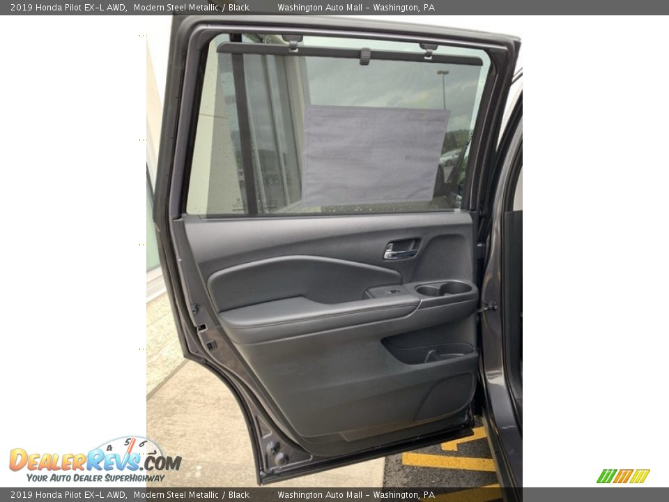2019 Honda Pilot EX-L AWD Modern Steel Metallic / Black Photo #16