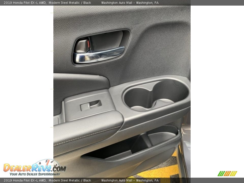 2019 Honda Pilot EX-L AWD Modern Steel Metallic / Black Photo #17