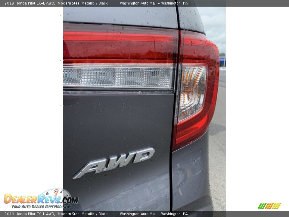 2019 Honda Pilot EX-L AWD Modern Steel Metallic / Black Photo #25