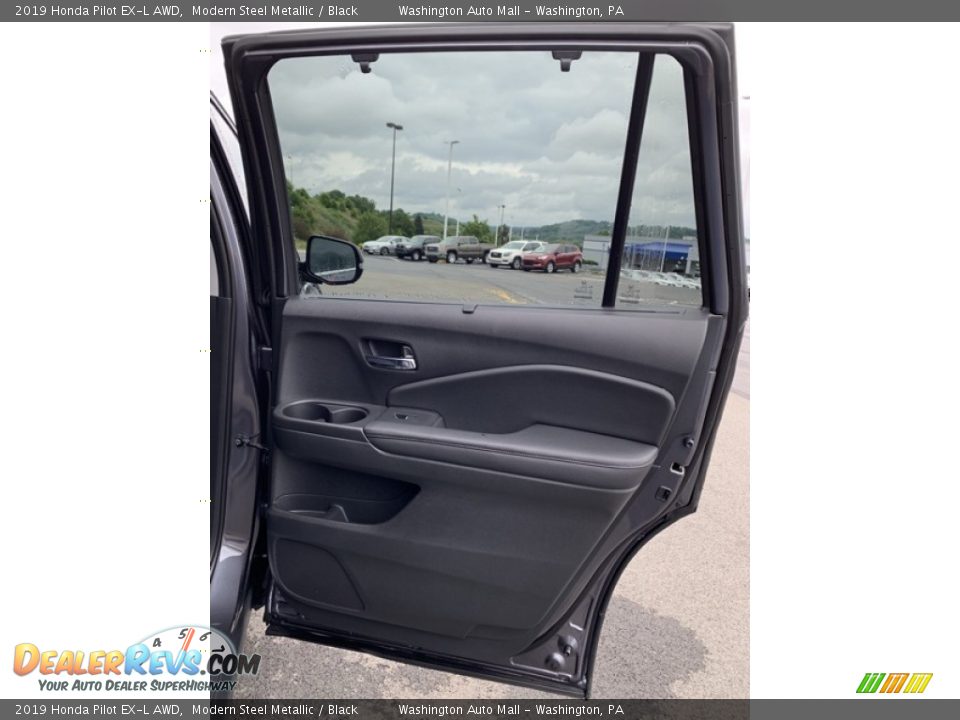 2019 Honda Pilot EX-L AWD Modern Steel Metallic / Black Photo #26