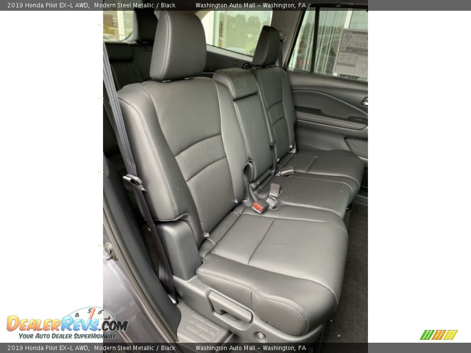2019 Honda Pilot EX-L AWD Modern Steel Metallic / Black Photo #27