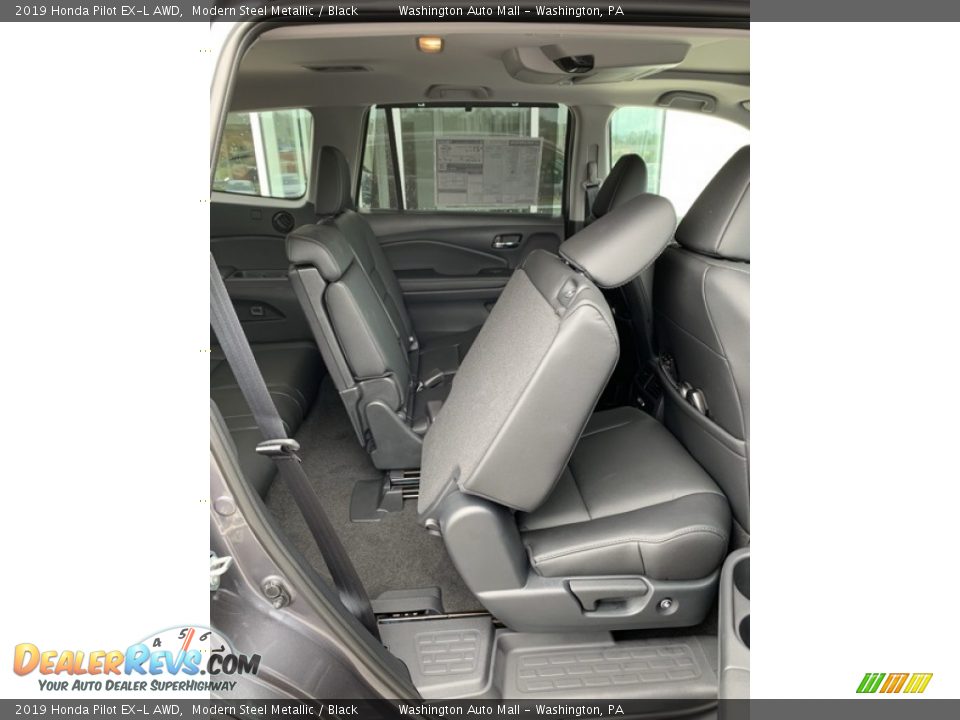 2019 Honda Pilot EX-L AWD Modern Steel Metallic / Black Photo #28