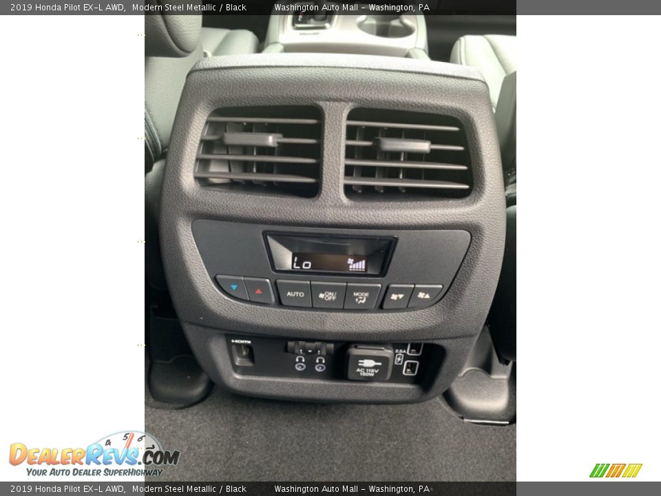 2019 Honda Pilot EX-L AWD Modern Steel Metallic / Black Photo #34