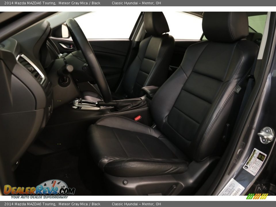 2014 Mazda MAZDA6 Touring Meteor Gray Mica / Black Photo #5