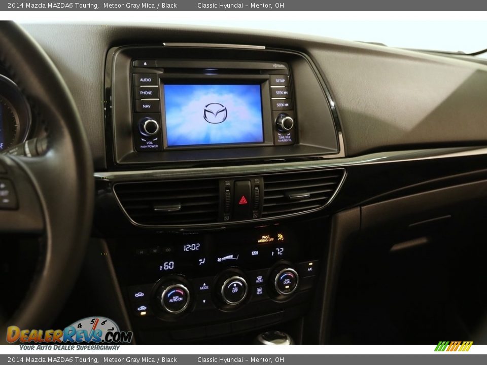 2014 Mazda MAZDA6 Touring Meteor Gray Mica / Black Photo #9