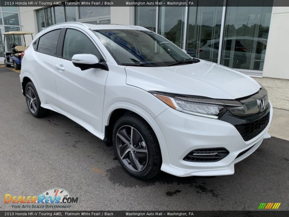 2019 Honda HR-V Touring AWD Platinum White Pearl / Black Photo #2