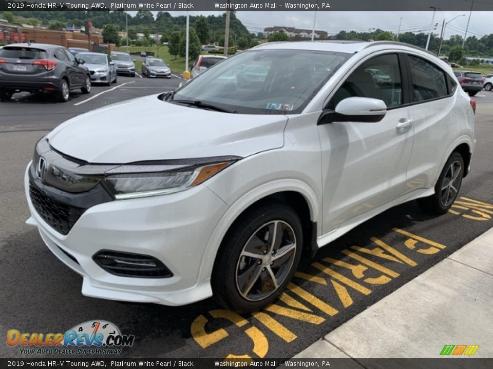 2019 Honda HR-V Touring AWD Platinum White Pearl / Black Photo #4