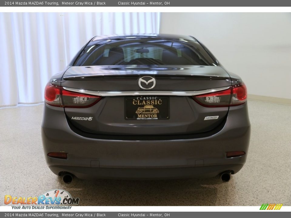 2014 Mazda MAZDA6 Touring Meteor Gray Mica / Black Photo #17